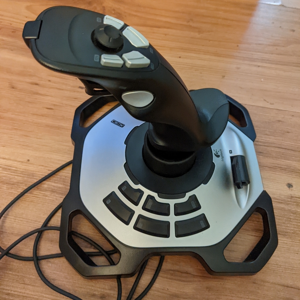 Logitech Extreme 3D Pro Joystick - Black and Silver